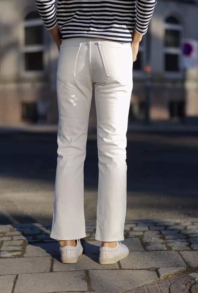 HiiL studio Paper Jeans Ivory bukse hvit 3