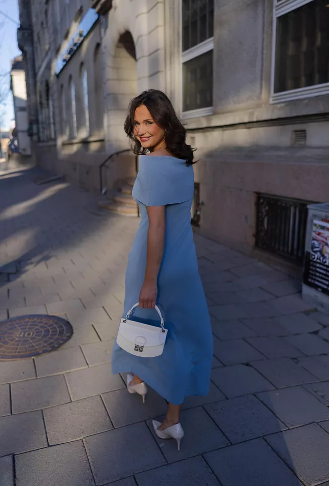 twist & tango margarita dress illusion blue kjole blå 6