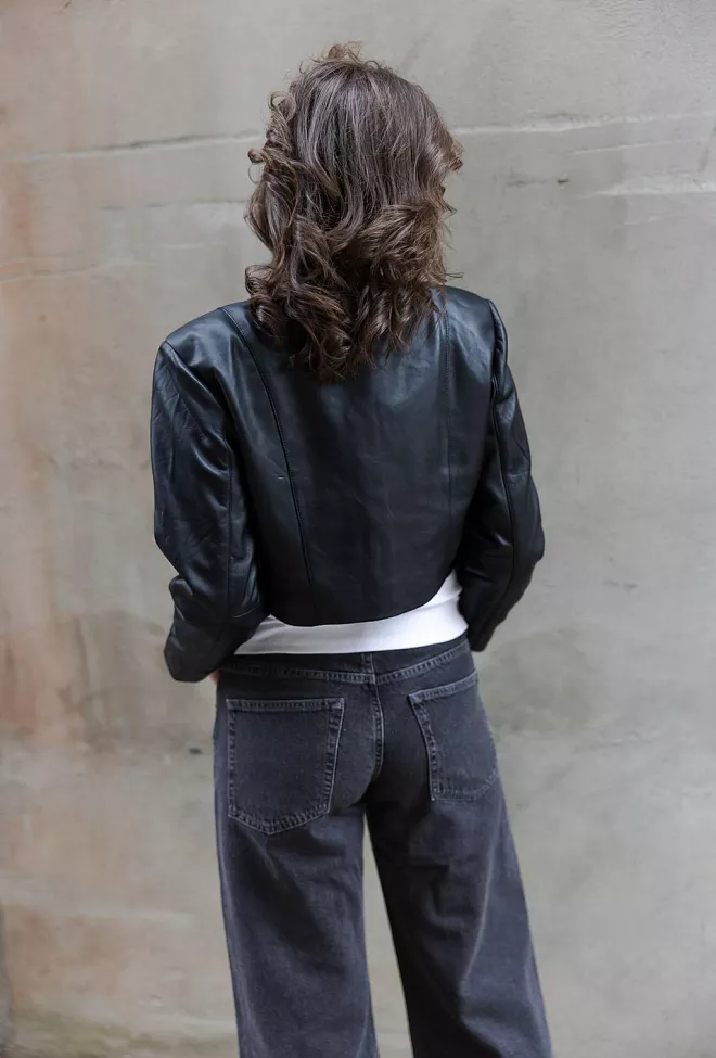 envelope 1976 cassia jacket skinnjakke sort 2