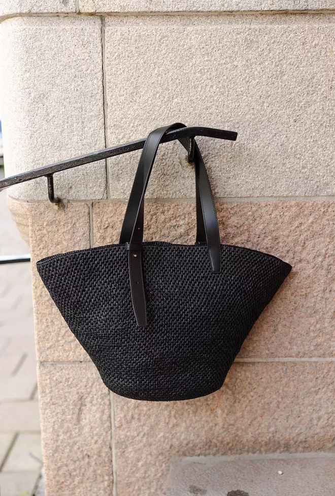 Lie Studio The Bianca Raffia Bag Large 1