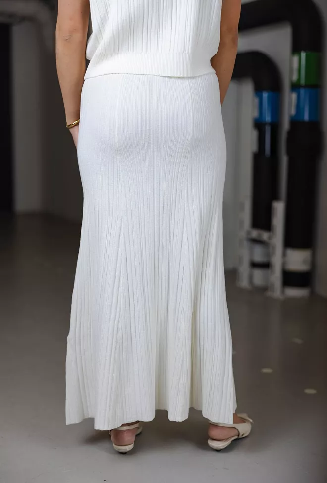 Twist&Tango Manon Knitted Skirt Off White skjørt 4