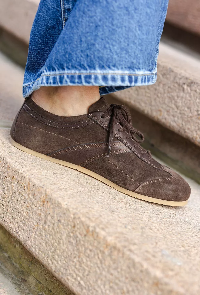 Jim Rickey Ghost Suede/Leather Sneakers Truffle joggesko 4