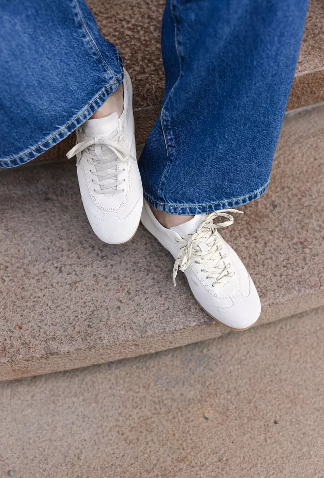 Jim Rickey Ghost Suede/Leather Sneakers Offwhite joggesko 6