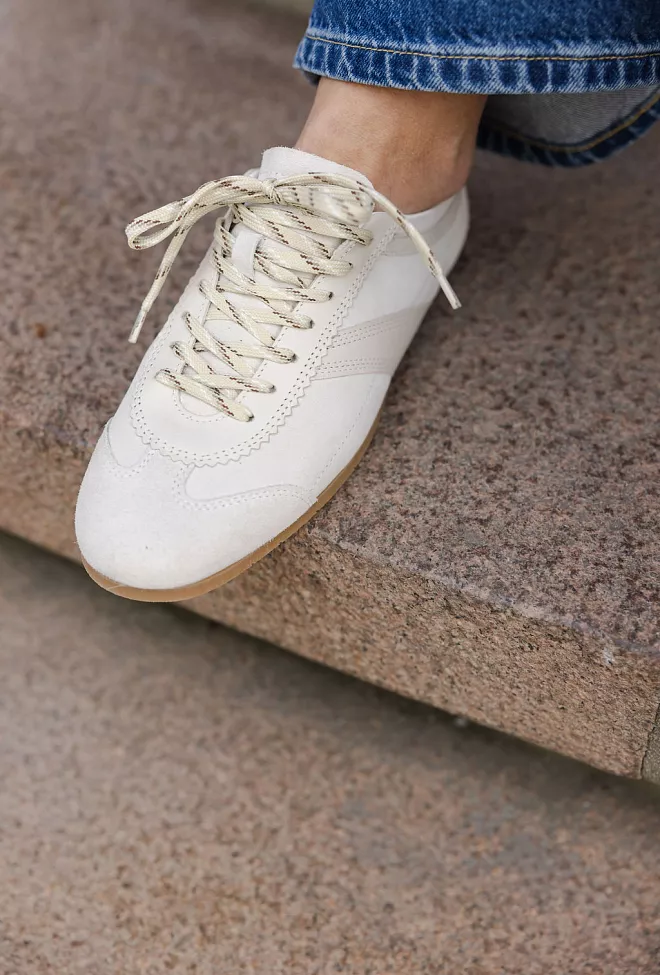 Jim Rickey Ghost Suede/Leather Sneakers Offwhite joggesko 4