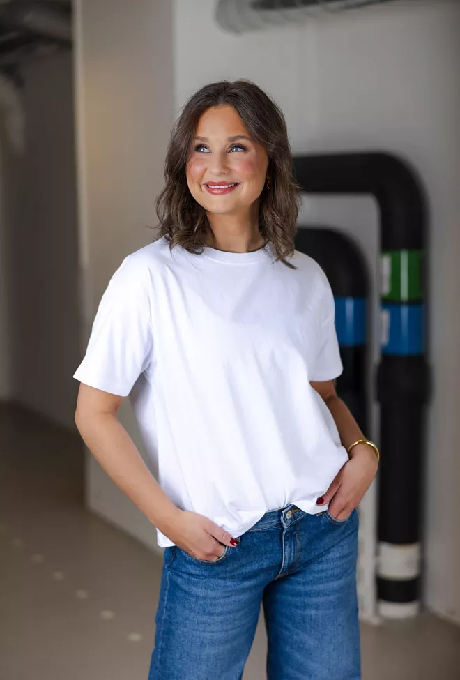 American Vintage Fizvalley T-Shirt White t-skjorte