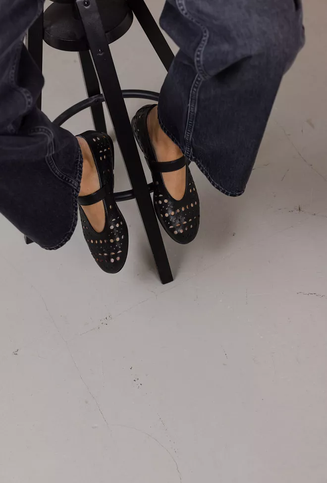 Bukela Alva Black ballerinasko 4