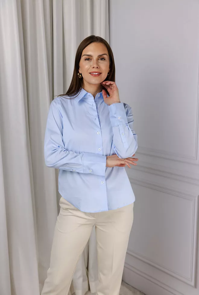 Sand copenhagen Brenda Shirt Light Blue skjorte 2