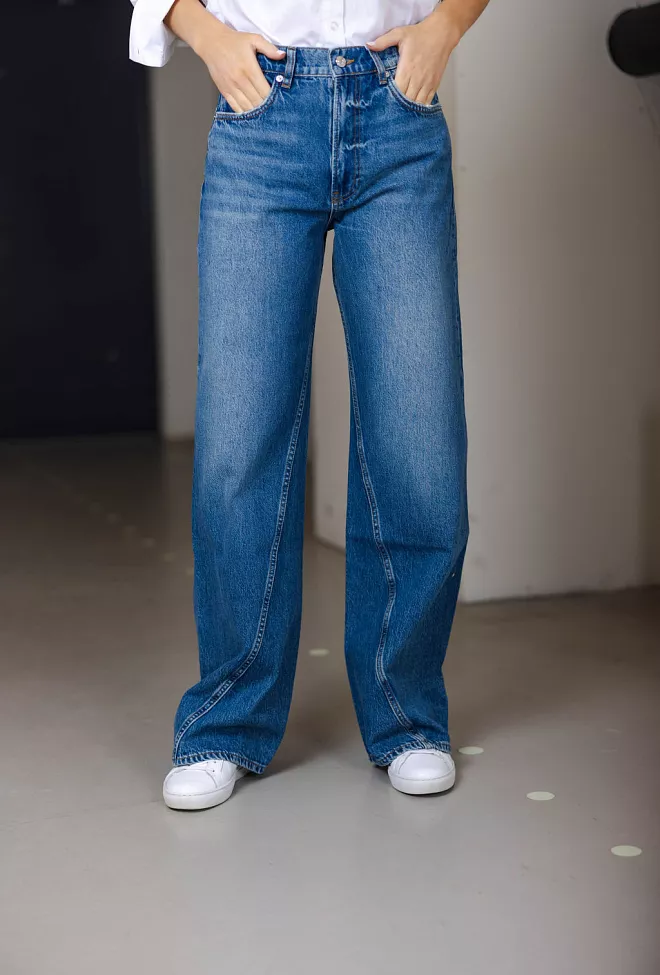 Anine Bing Brie Jean Aegean Blue jeans 2