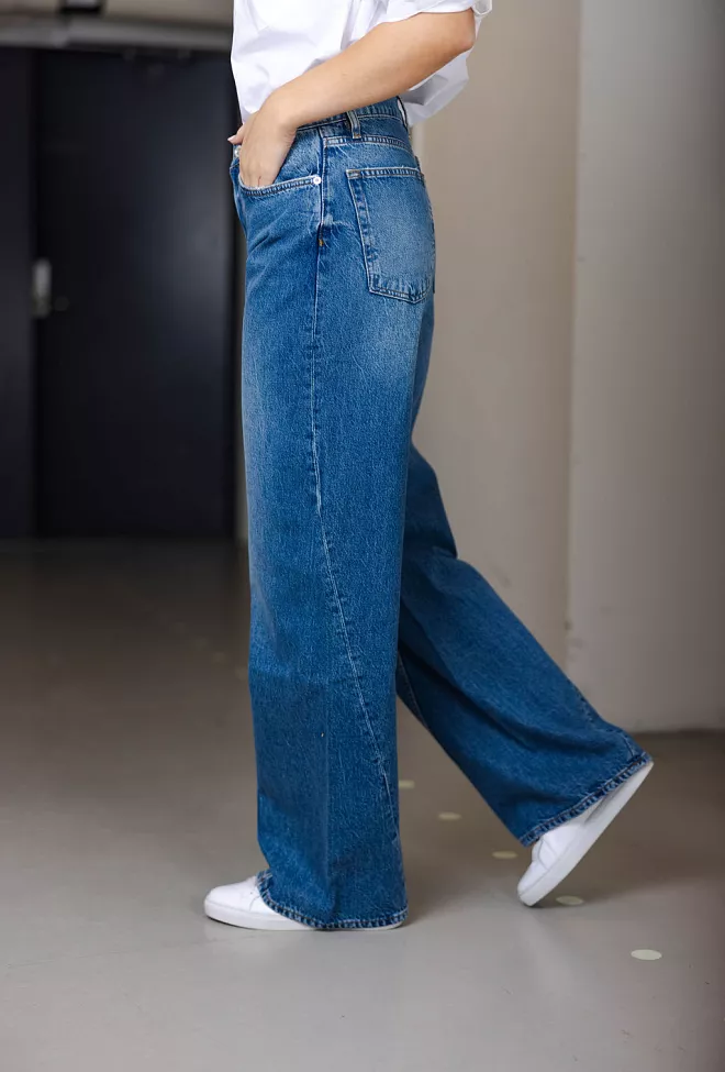 Anine Bing Brie Jean Aegean Blue jeans 3