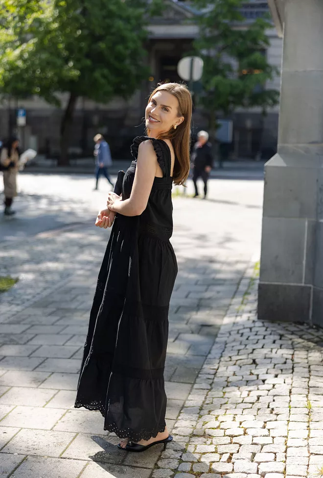 Carma Collection Jeanette Dress Black kjole 11