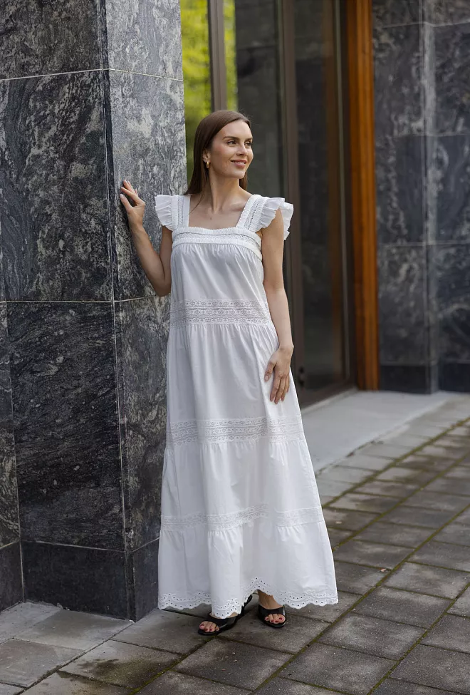 Carma Collection Jeanette Dress White kjole 8