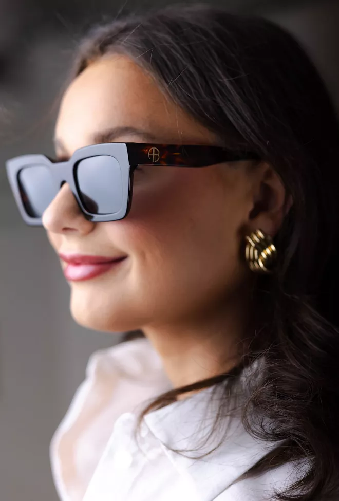 Aning Bing Indio Sunglasses Dark Tortoise solbrille 2