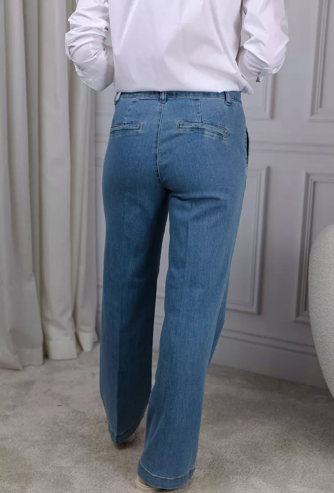 My Essential Wardrobe 30 The Lara 115 Pant Medium Blue Wash jeans 5