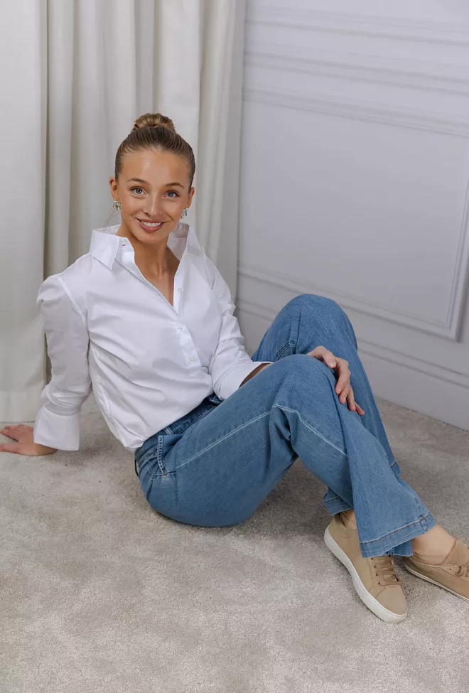 My Essential Wardrobe 30 The Lara 115 Pant Medium Blue Wash jeans 7