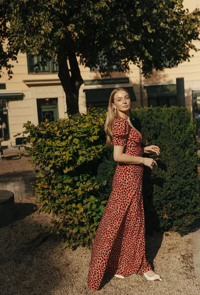 Pia Tjelta Leslie Dolce Vita Dress Red kjole 2