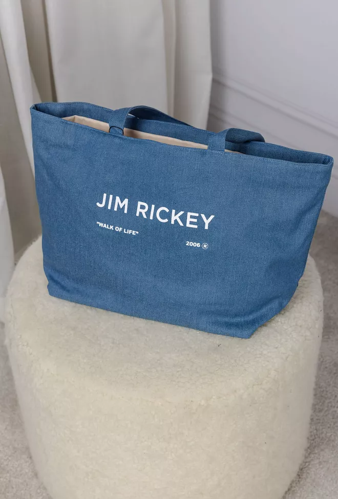Jim rickey Double Tote Blue veske