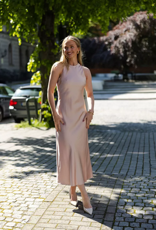 Gestuz Ceri GZ SL Dress Rose Dust kjole 3