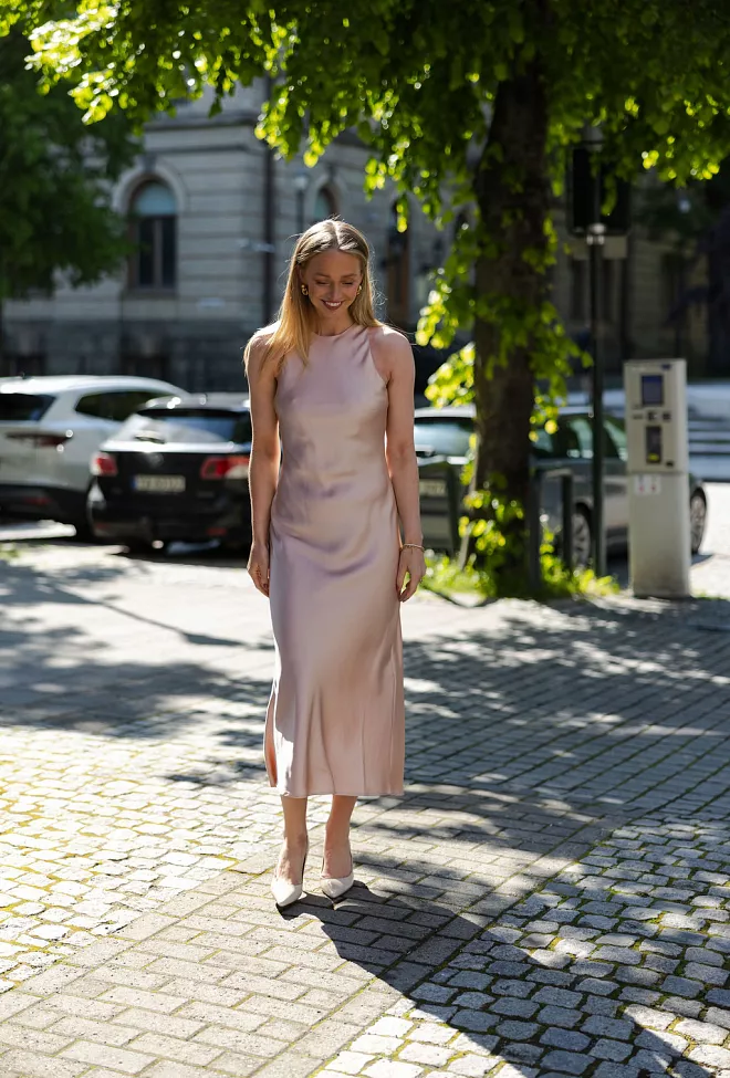 Gestuz Ceri GZ SL Dress Rose Dust kjole 2