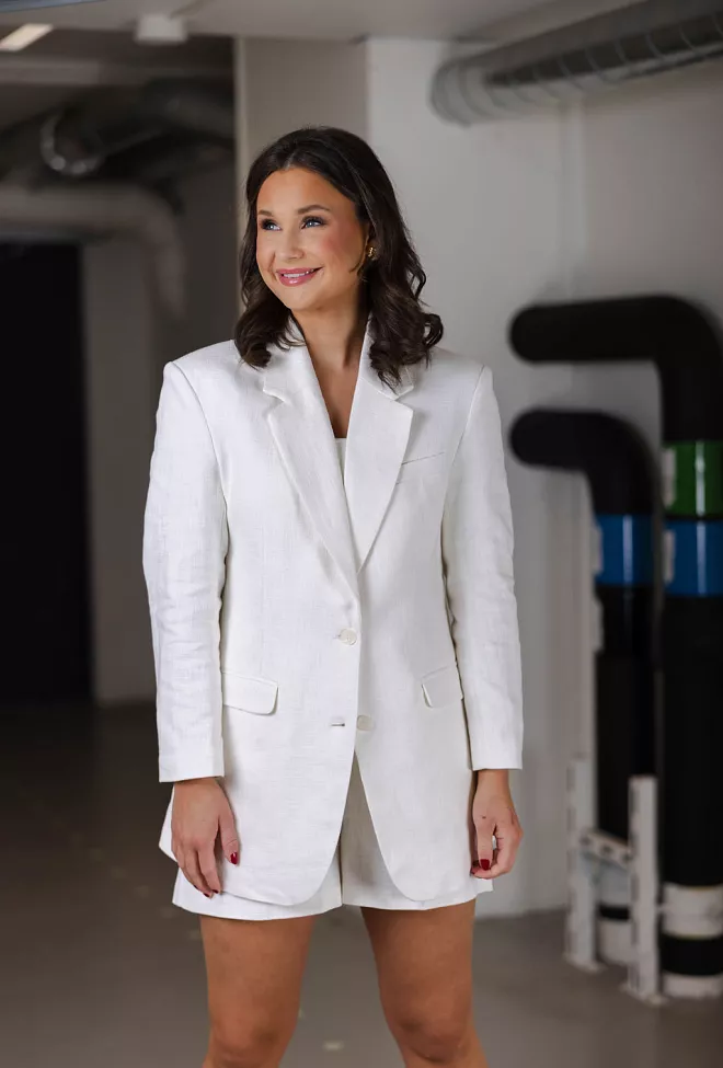 HiiL Studio Protect Blazer White dressjakke 11