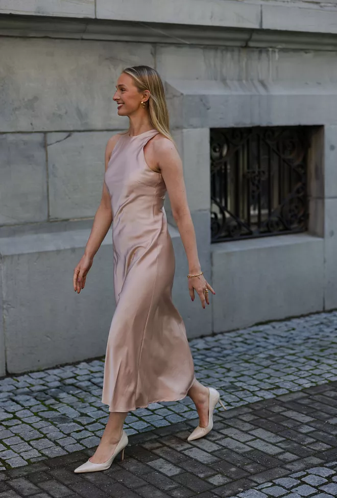 Gestuz Ceri GZ SL Dress Rose Dust kjole 11