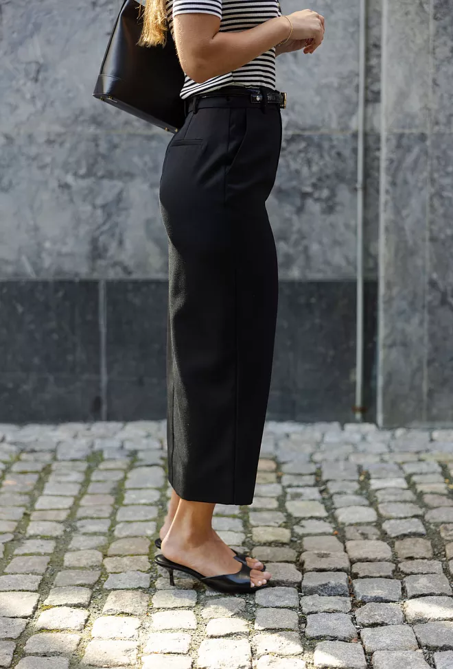 Anine Bing Meredith Skirt Black skjørt 3