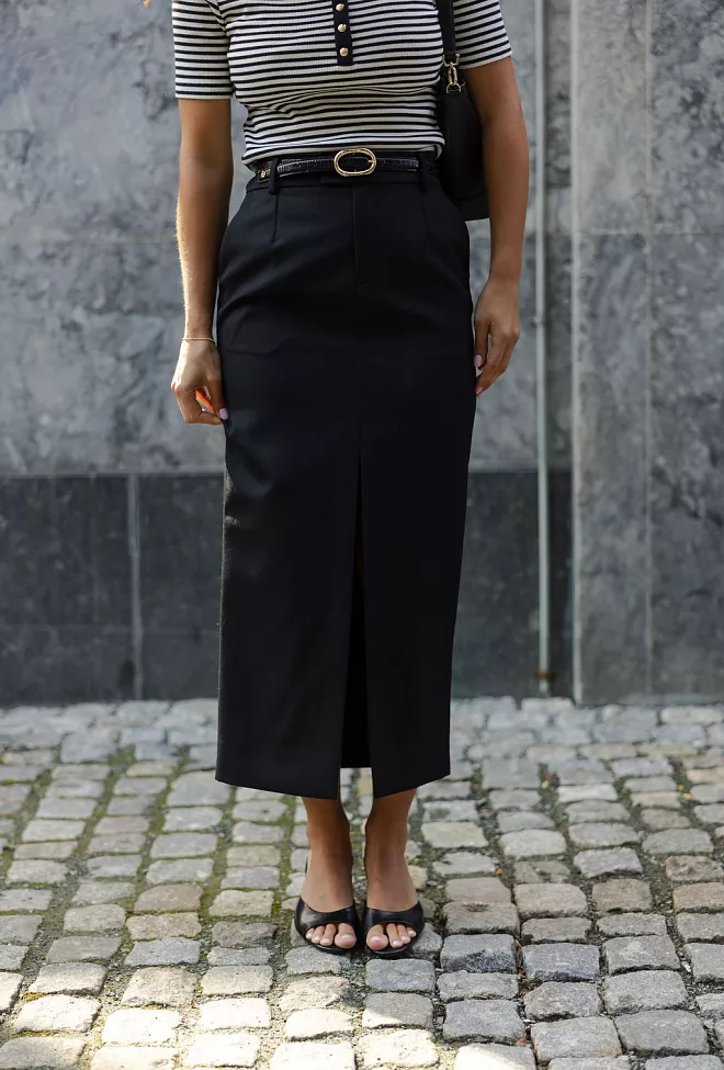 Anine Bing Meredith Skirt Black skjørt 2