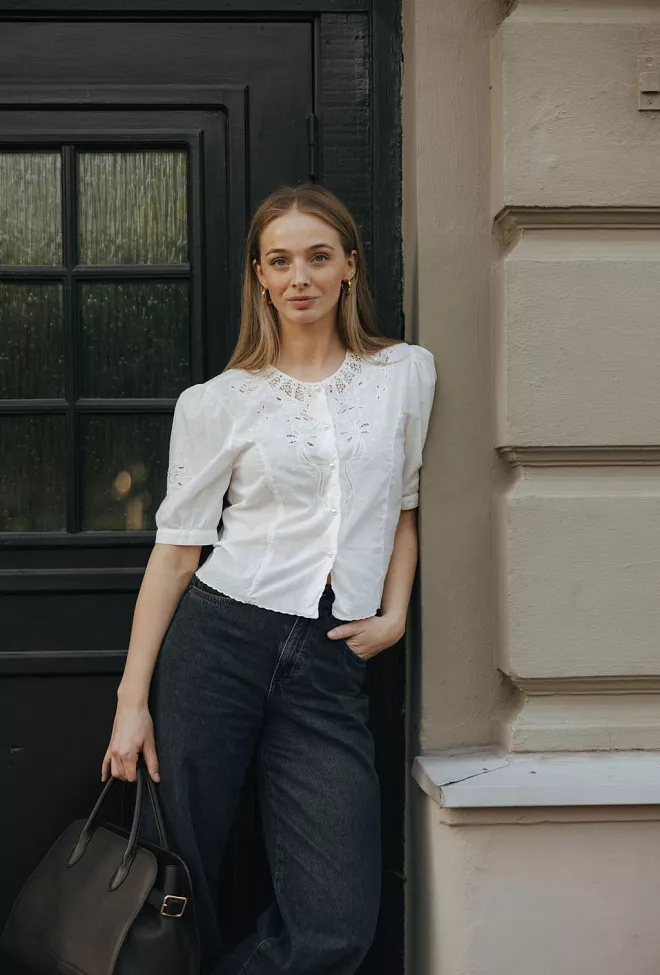Pia Tjelta Kelli Blouse White bluse