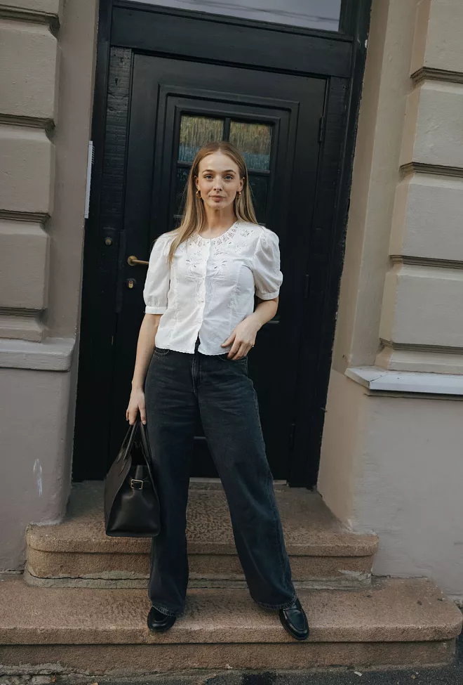 Pia Tjelta Kelli Blouse White bluse 5 