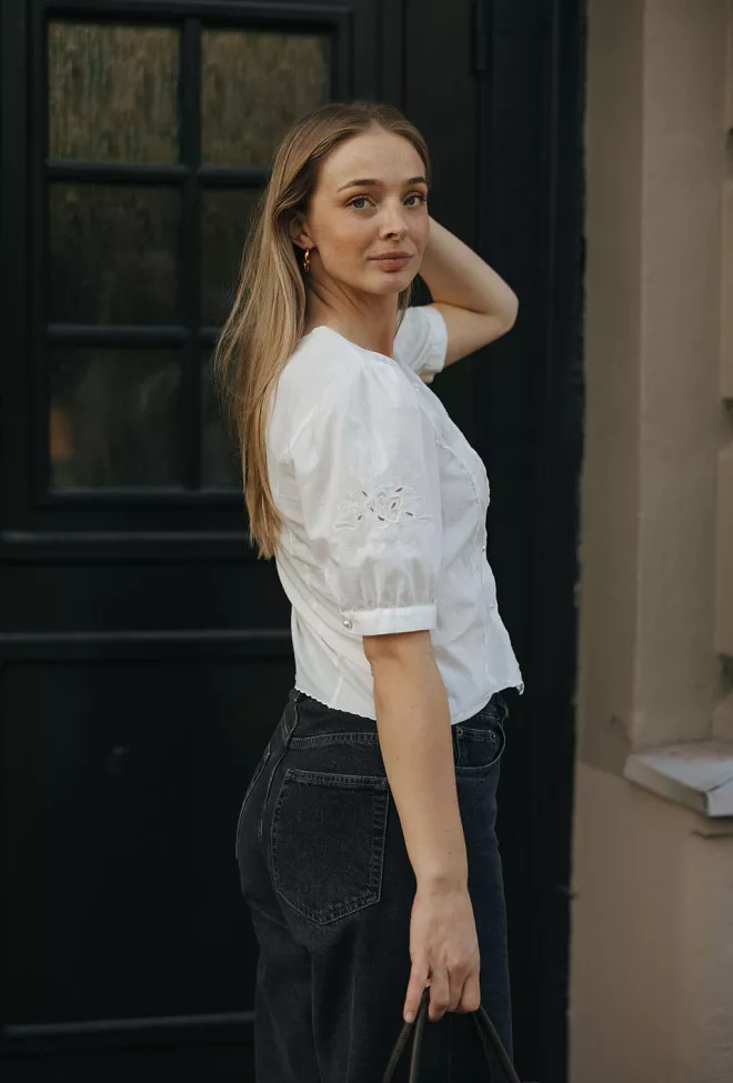 Pia Tjelta Kelli Blouse White bluse 8