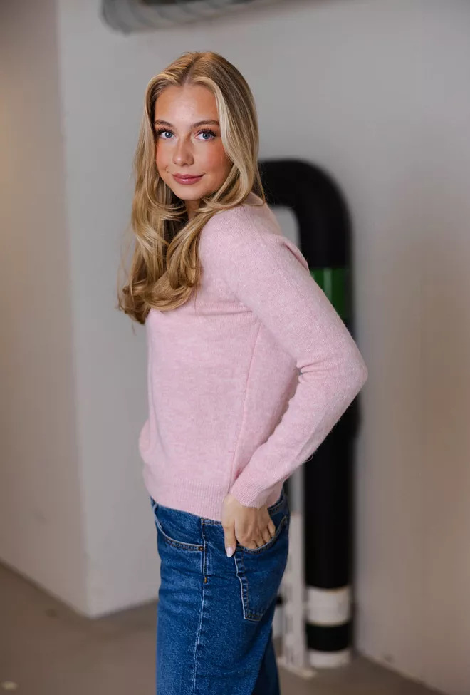 Arnie Says Fiona Summer Lt Pink genser