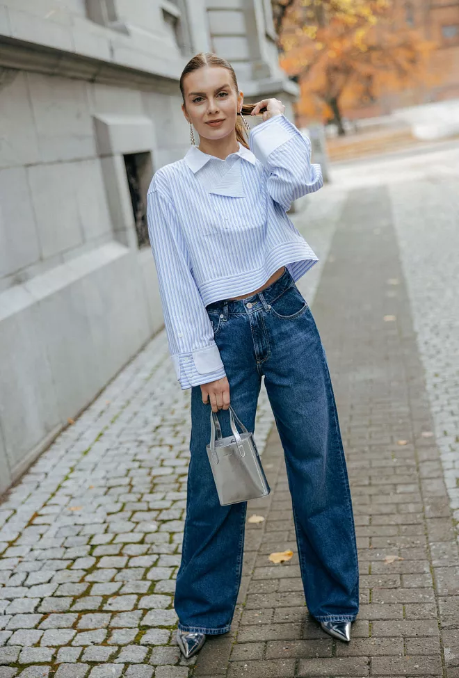 Munthe Space Shirt Blue skjorte 6