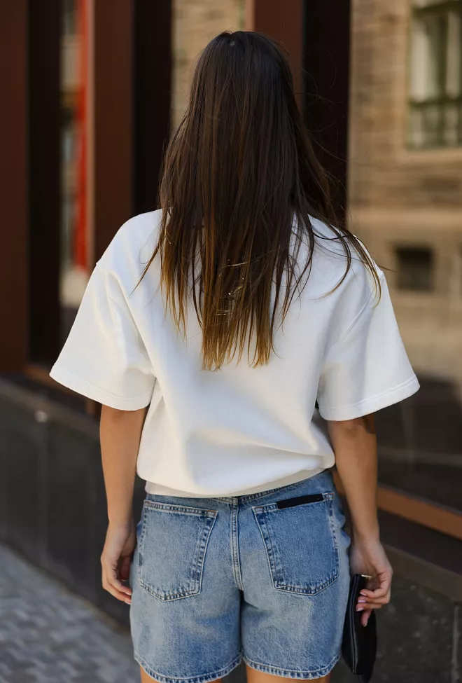 Anine Bing Jay Sweatshirt Bing Off White genser 4