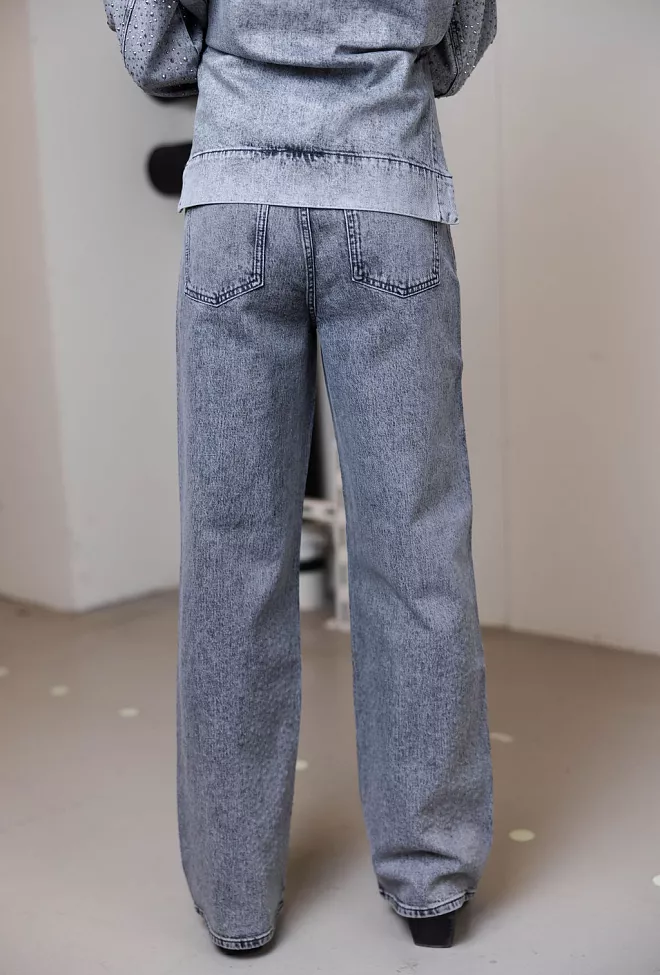 Gestuz Zauma GZ HW Jeans Vintage Grey Wash denim 4