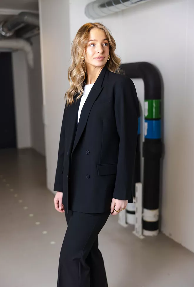 Five Units Frida FV Blazer Black dressjakke 