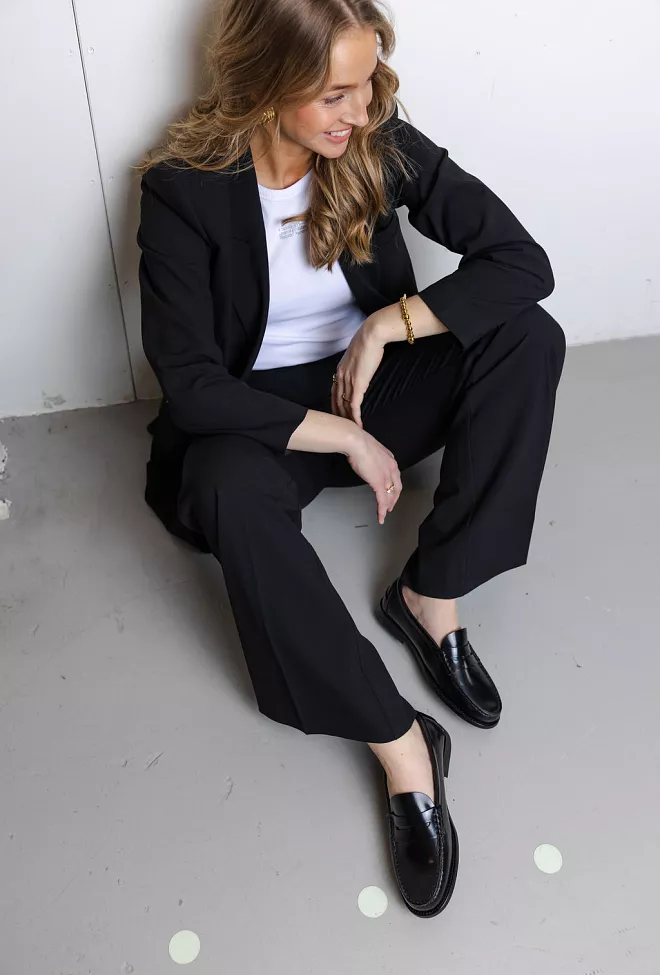 Bukela Frankie Loafer Black sort sko 3