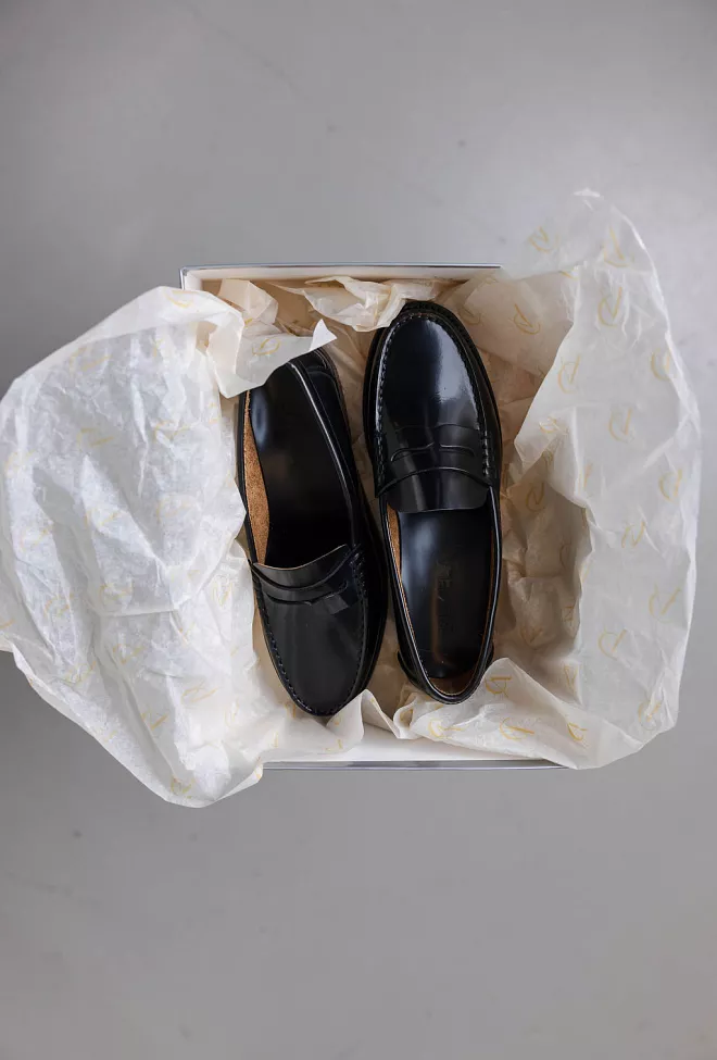 Bukela Frankie Loafer Black sort sko 2