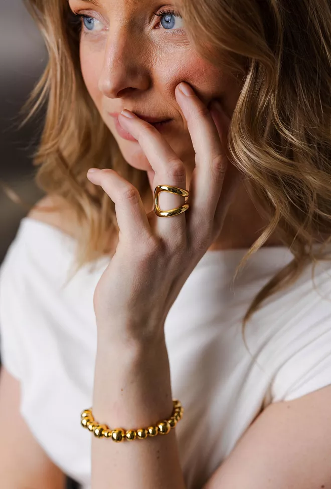 Lie Studio The Alma Ring Gold ring