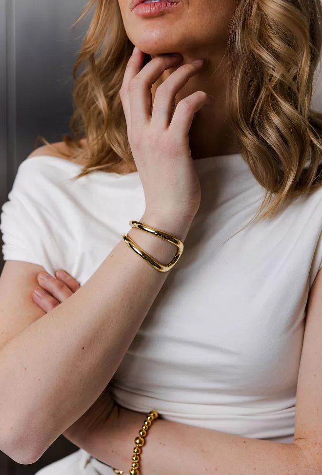 Lie Studio The Maggie Bracelet Gold armbånd 3