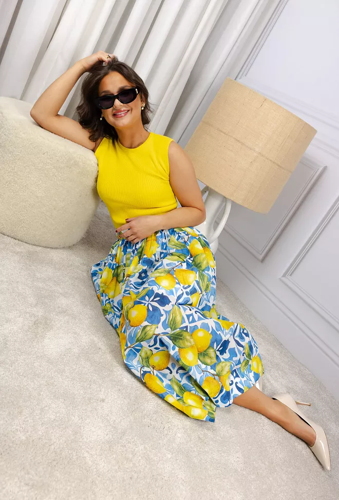 Andiata Griet R Knit Top Lemon Curd topp 7