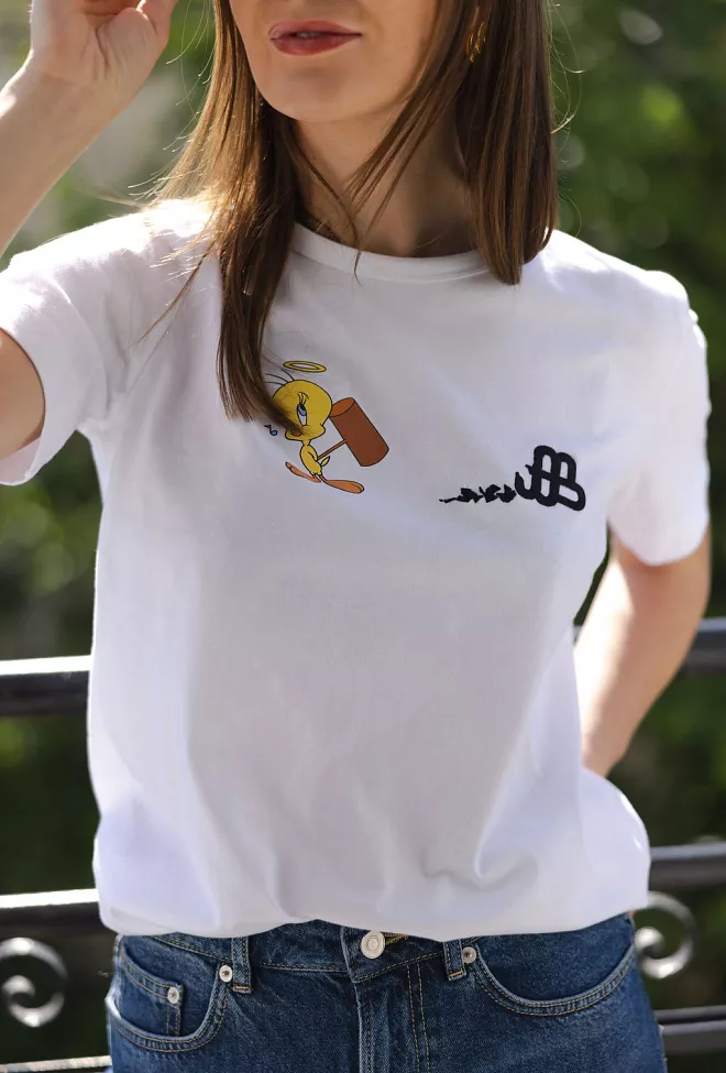 Munthe Lacin T-Shirt White t-skjorte 7