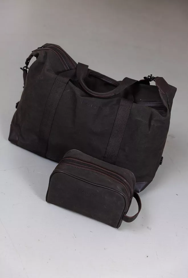 DAY et Waxed Cotton Holdall Bag Tarmac weekend bag 4