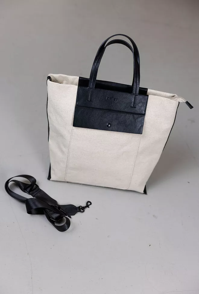 DAY ET Natural Linen Tote CB Natural veske 4