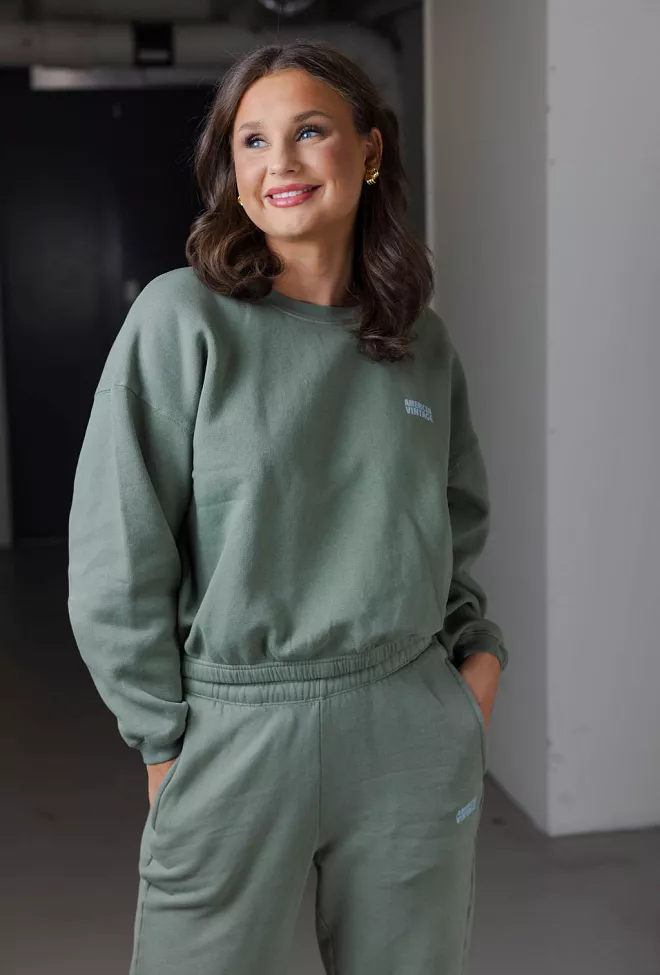 American Vintage Izubird Crewneck Vintage Clay collegegenser