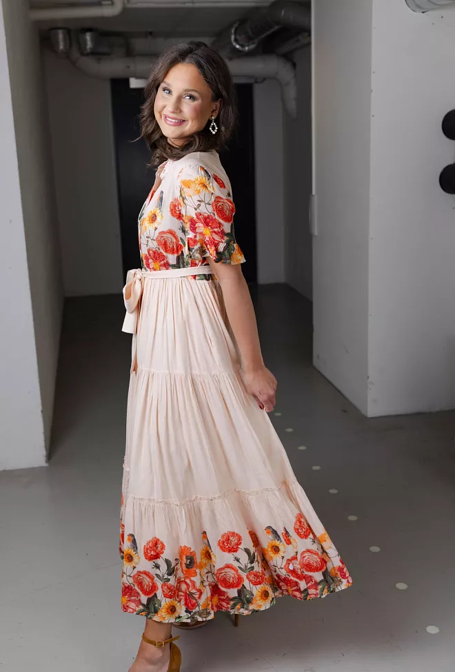 Nectar Ambrosia Dress Poppy Garden kjole 2