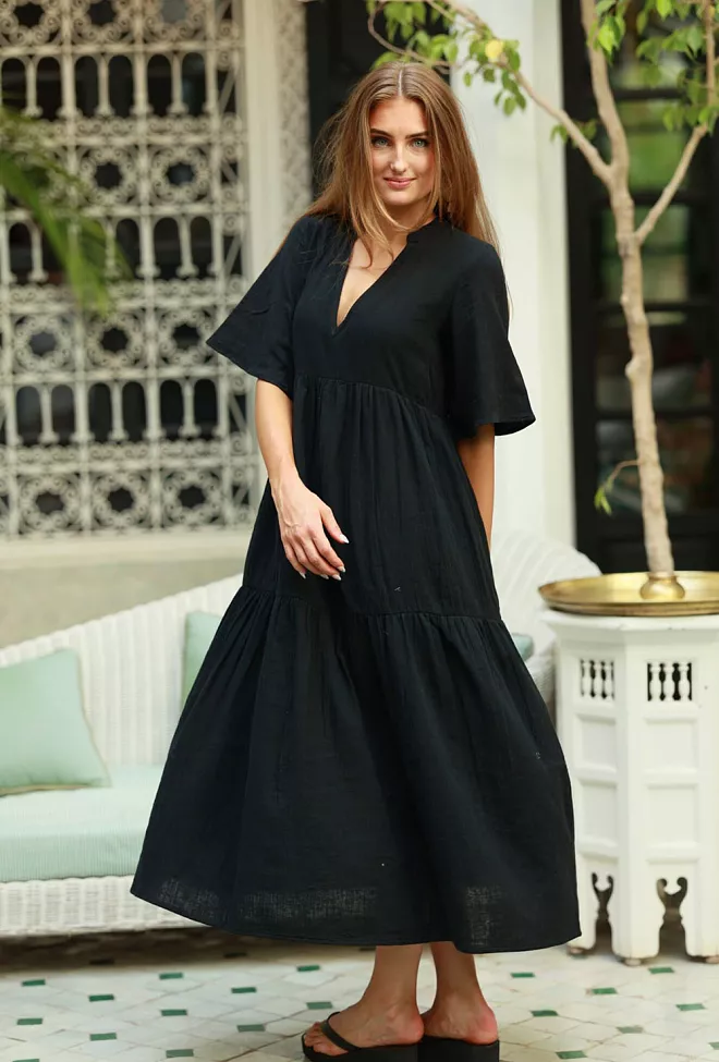 Nectar Casablanca Dress Black maxikjole 5