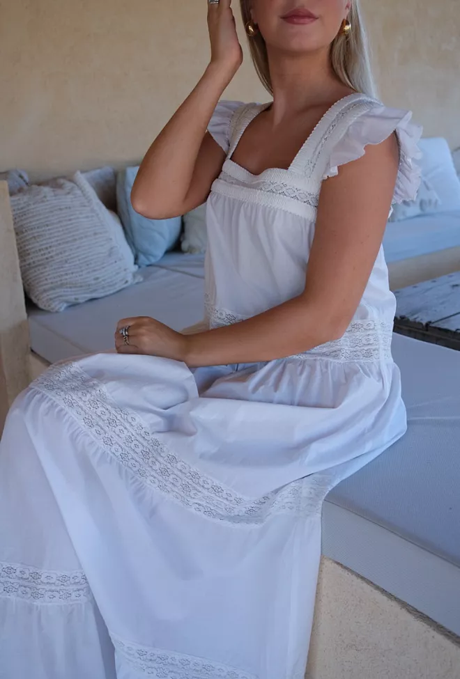 Carma Collection Jeanette Dress White kjole 5
