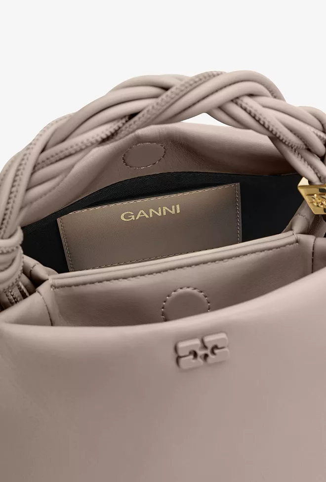 GANNI Bou Bag Small Oyster Gray veske 3