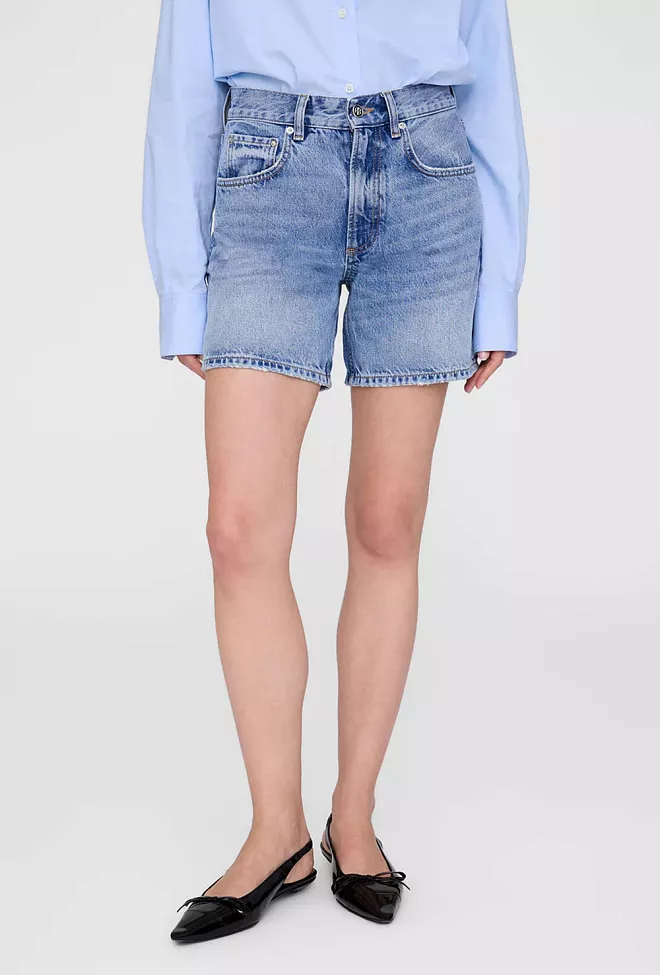 Anine Bing Heath Short Summer Blues denimshorts 