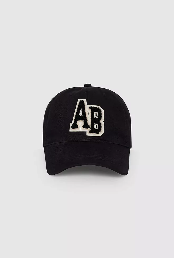 Anine Bing Jeremy Baseball Cap Letterman Black caps 7