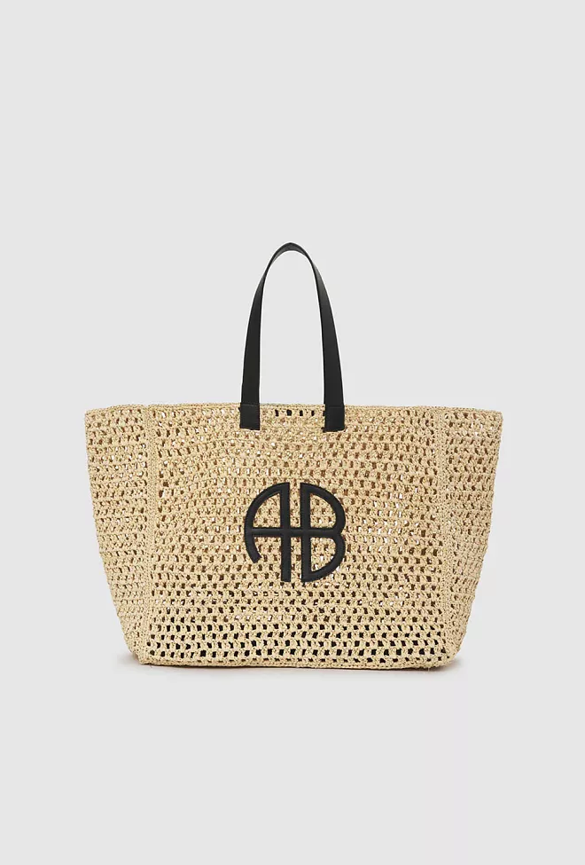 Anine Bing Large Rio Tote Natural veske 